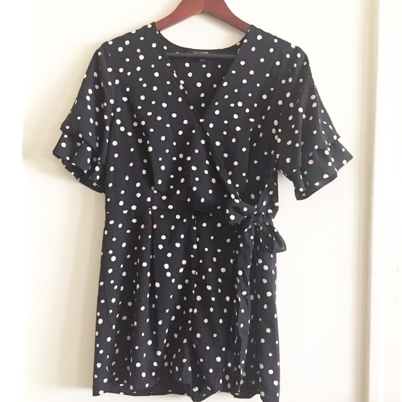 19 Cooper Pants - 25. Cooper Polka Dot Romper Size M
